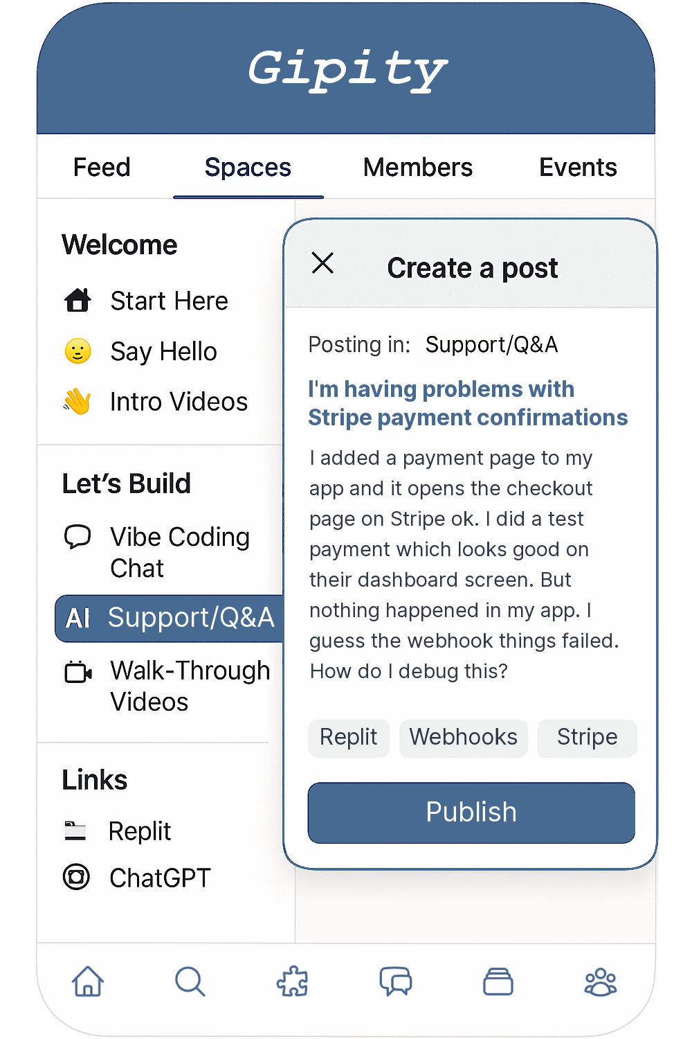 Gipity studio screenshot